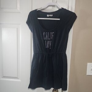 Hollister Black Swim Coverup with Relaxed Fit